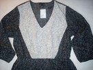 H&M sukienka Czarno Biała Nowa 42 44 XXL - 3