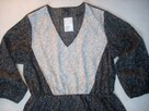 H&M sukienka Czarno Biała Nowa 42 44 XXL - 4