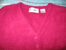 Bordowy sweterek z angory, ok.110cm, używany - 2