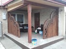 pergola tarasowa, wiata tarasowa, zadaszenie tarasu, balustra - 2