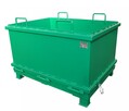 Pojemnik kontener z uchylnym dnem poj.0,6m³ na widły wózka - 2