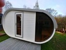 SAUNA FIŃSKA OGRODOWA BECZKA OWALNA LUKSUSOWA - 4