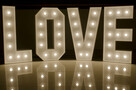 Świetlne litery LOVE z żarówkami LED 120 PRODUCENT - 8