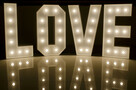 Świetlne litery LOVE z żarówkami LED 120 PRODUCENT - 4