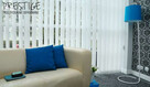 22 Lamele (pasy) do verticali na dł 227,5 cm Itaca Blue -62% - 2