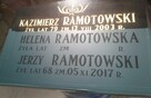 Tablice pamiątkowe.Dopisywanie liter na cmentarzu Łomża. - 4