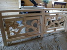 balustrady drewniane na schody lub na zewnątrz - 8