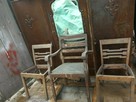 Komoda, krzesła, lustro 30-40 lata Japońskie Koreanskie