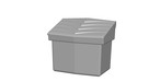 Pojemnik na sól, piasek, żwir i sorbent PE - 60 l / 90 kg - 9