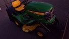 Traktorek kosiarka John Deere X305R silnik Kawasaki + pług - 2