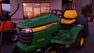 Traktorek kosiarka John Deere X305R silnik Kawasaki + pług - 3