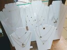 Łańcuszki zawieszki kolczyki pierścionki bransoletki złoto - 8