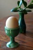 Zestaw Ceramiczny Wazon + kieliszek na jajko, zestaw - 3