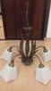 Lampa mosiężna wisząca produkcji woskiej - 7