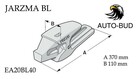 Jarzma na Ząb zęby łyżki do koparki Volvo EC210 EA20BL40 org - 2
