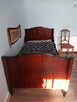 Łóżko w okleinie mahoń - secesja - 8