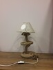 Lampka nocna z liny jutowej Lampa stojąca 45cm handmade - 4