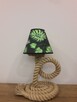 Lampka nocna z liny jutowej Lampa stojąca 45cm handmade - 12