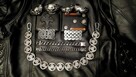 Motocyklowa bransoletka czaszka chopper Harley Gotyk Metal - 2