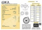 Diament Brylant 0.50ct VS2 Certyfikat Szampański Kolor Film - 1