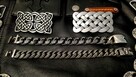 Motocyklowa bransoletka czaszka chopper Harley Gotyk Metal - 5