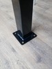 Słupek z podstawą 80x80x3mm ocynk+kolor dowolna wysokość - 1
