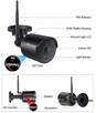 Mała czarna kamera ip WIFI do monitoringu zewnątrz 2mp 3,6mm - 3