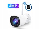 Zewnętrzna kamera WiFi 4mpx nagrywa nocą w kolorze - 1