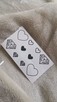 Tatuaż wodoodporny serca diamenty nr 6 - 4