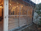 Drewniane shuttersy żaluzje balkonowe tarasowe ruchome - 16