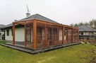 Drewniane shuttersy żaluzje balkonowe tarasowe ruchome - 2