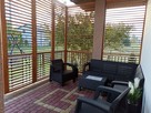 Drewniane shuttersy żaluzje balkonowe tarasowe ruchome - 15