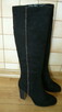 Buty zamszowe czarne - 2