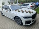 Auto do ślubu najnowsze BMW 750L LANG BIAŁA PERŁA - 2