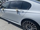 Auto do ślubu najnowsze BMW 750L LANG BIAŁA PERŁA - 15