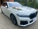 Auto do ślubu najnowsze BMW 750L LANG BIAŁA PERŁA - 4
