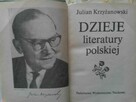 DZIEJE literatury polskiej - Julian Krzyżanowski - 2