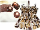 NOWY ELEGANCKI SATYNOWY TOP/TUNIKA CULTURE R.XL - 1