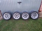 felgi aluminiowe z oponami 5x110 r16 6,5j et44 opel - 2