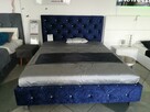 CARO łóżko tapicerowane 180x200 pikowane kryształkami - 4