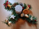 Ręcznie robiony stroik świąteczny - 1