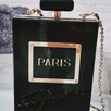Torebka Kopertówka CZARNA Paris Perfum NA ŚWIĘTA, SYLWESTRA - 2