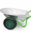Wózek dwukołowy BITUXX taczka budowlana, ogrodowa jasnozielona - 5