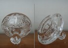 Piękna kryształowa bomboniera 19 cm z okresu PRL - 7