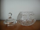 Piękna kryształowa bomboniera 19 cm z okresu PRL - 3