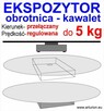 EKSPOZYTOR - OBROTNICA FOTO 3D -do 5 kg- reg.obr. i kier. - 3