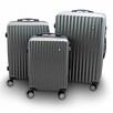 Zestaw 3 walizek podróżnych BARUT M L XL KOLOR SZARY - 9