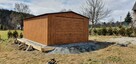 Garaż wiata hala na wymiar profil zamknięty drewnopodobny - 3