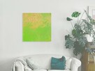 Obraz abstrakcyjny 70x70cm, farby akrylowe na płótnie, duży. - 4