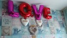 Balony z napisem love